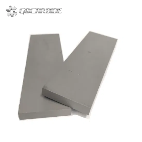 100% matéria-prima virgem quadril sinterizado carboneto de tungstênio liga dura facas de plaina de madeira tiras de carboneto de tungstênio em branco